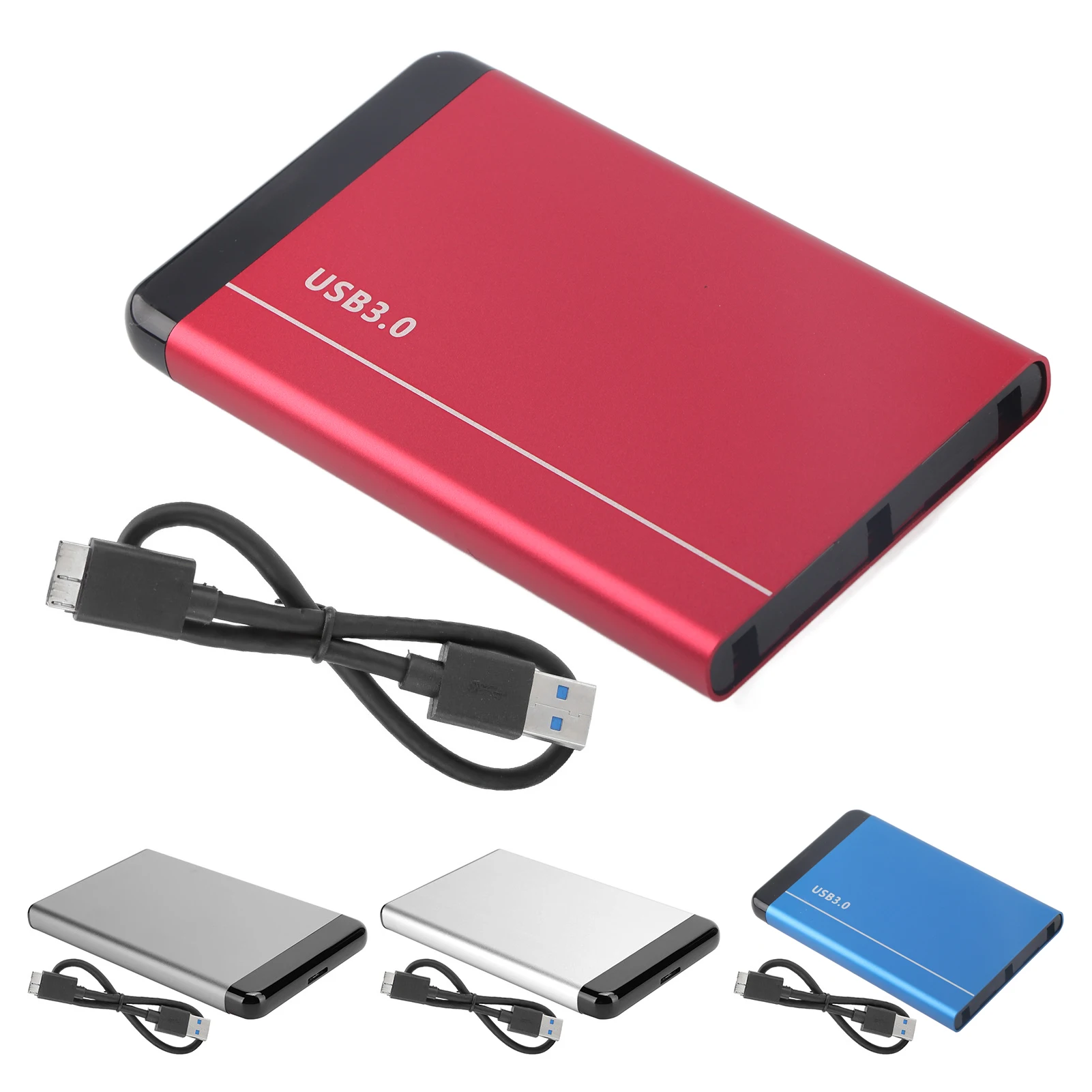 

Mobile Hard Disk Aluminum Alloy Portable Mobile Hard Disk Enclosure Back Cover Buckle Design Firm Easy Installation for Tablet