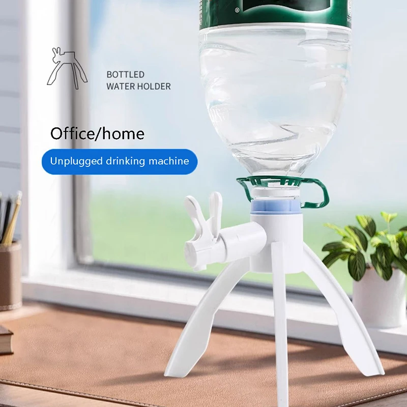 Support de bouteille d'eau inversé avec bec verseur, carafe à eau, distributeur de clics, 1 ensemble