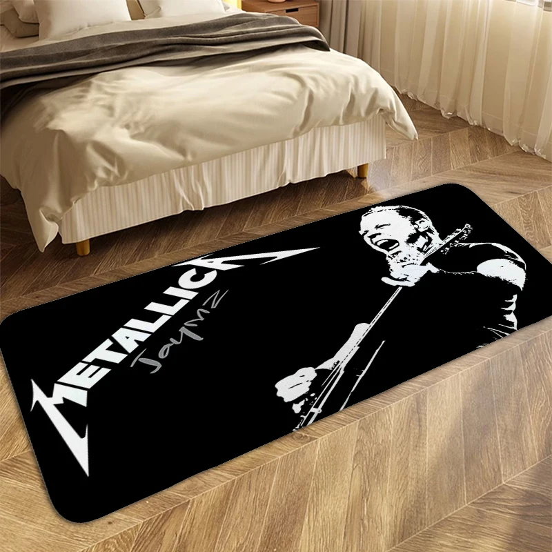 Bedroom Carpet C-Metallicas Entrance of House Interior Mat Room Carpet for Kitchen Floor Mats Front Door Anime Aesthetic Bathmat