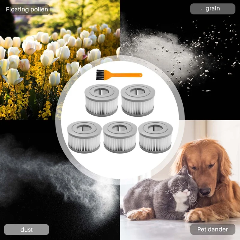 A01V-HEPA Filter สําหรับ Xiaomi JIMMY JV85/JV85 Pro/H9 PRO เครื่องดูดฝุ่นไร้สายแบบใช้มือถือ