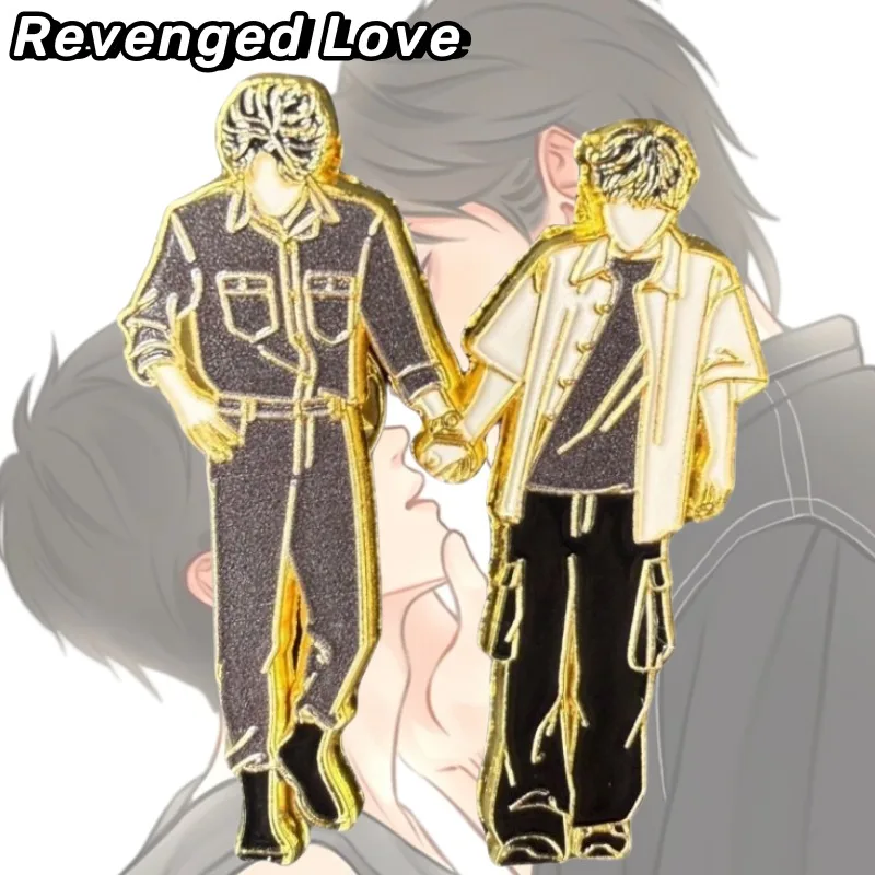 

New Revenged Love Chi Cheng WuSuo wei Film & Television Peripherals Creative Cartoon Metal Badge Brooch School Bag Accessories