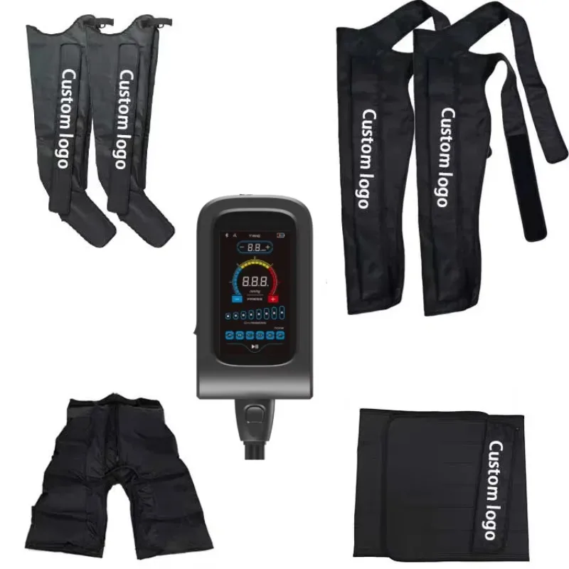 Air Compression Leg Massage Recovery Boots For Athlete Muscle Soreness Release And Sports Body Relax Care