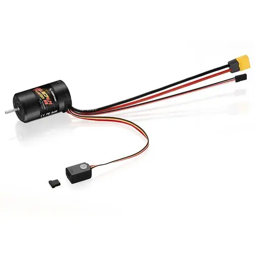 Quicrun Fusion Se 1200kv Sensored Brushless Motor Built in 40a Esc 2 in 1 Waterproof 1/10 1/8 Rc Car Monster Truck Hobbywing