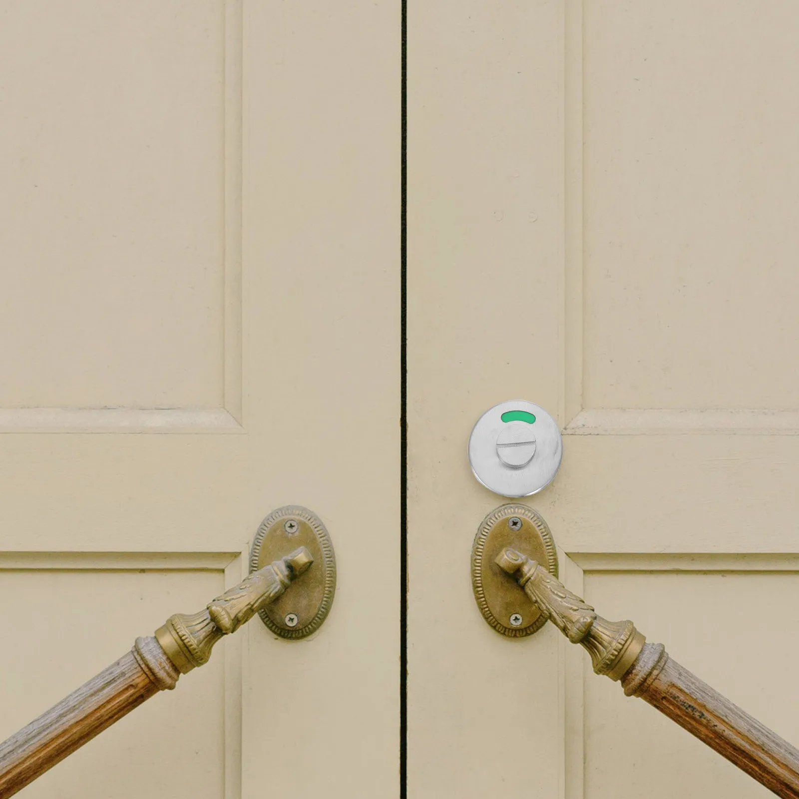 Bathroom Privacy Door Lock Green Red Indicator Elegant Wear-Resistant Occupied Vacant Sign for Shower Toilet Hotel Commercial
