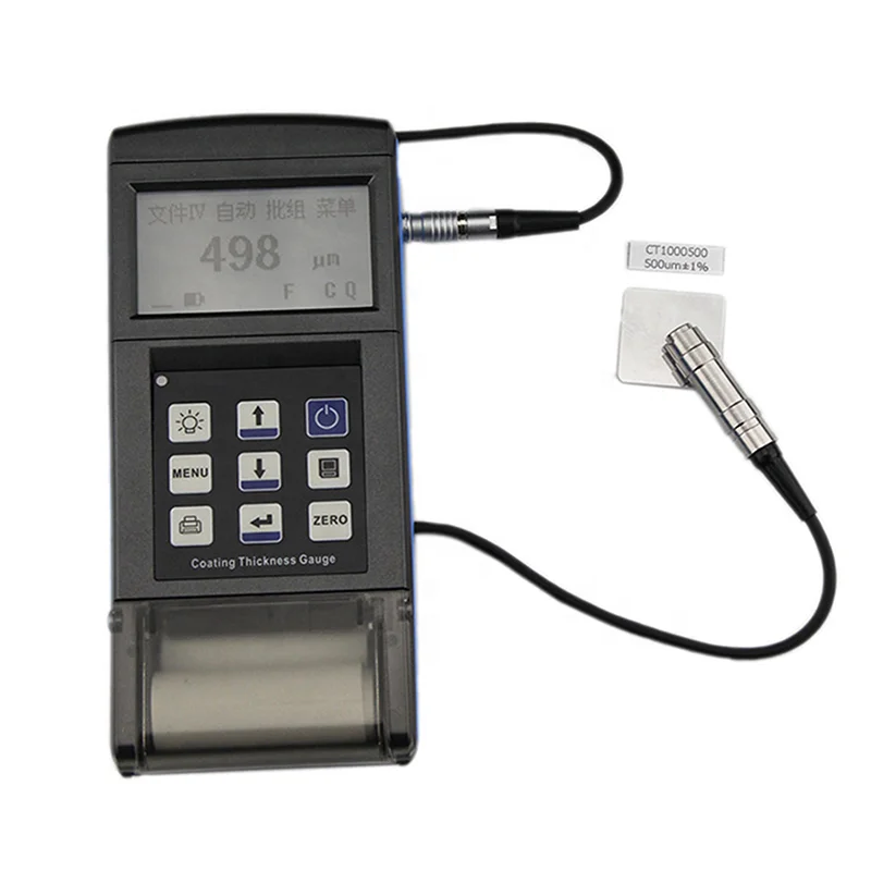 Magnetic eddy current iron-aluminum dual-purpose thickness detection portable film thickness instrument