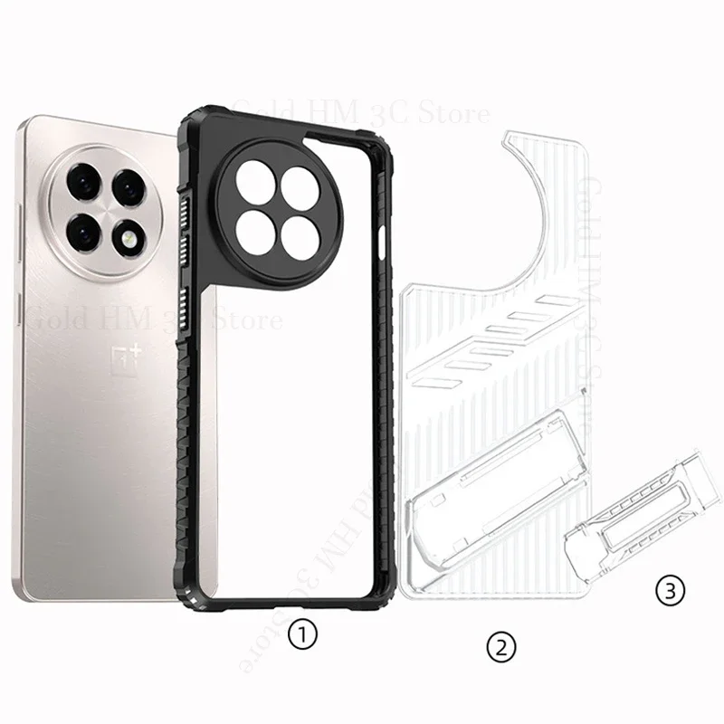 حافظة غير مرئية مضادة للصدمات لهاتف OnePlus Ace 5 Pro 3 2V غطاء حماية مدرع عالي التحمل لهاتف Oneplus 13T 13S 12R #5