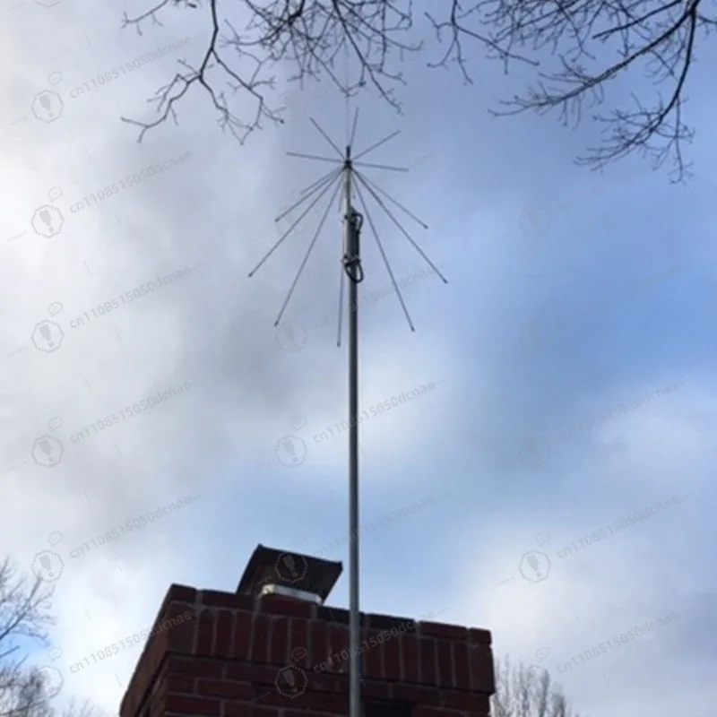 Wideband Discone Antenna 25-3000MHZ SDR Receiver 25-1300MHZ Aviation ADS-B Portable