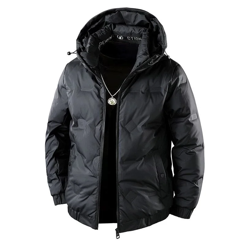 Winter Hot Sale Men Hooded Duck Down Jacket Male Fashion Thickened Warm Windproof Coat Daily Casual Versatile Outerwear