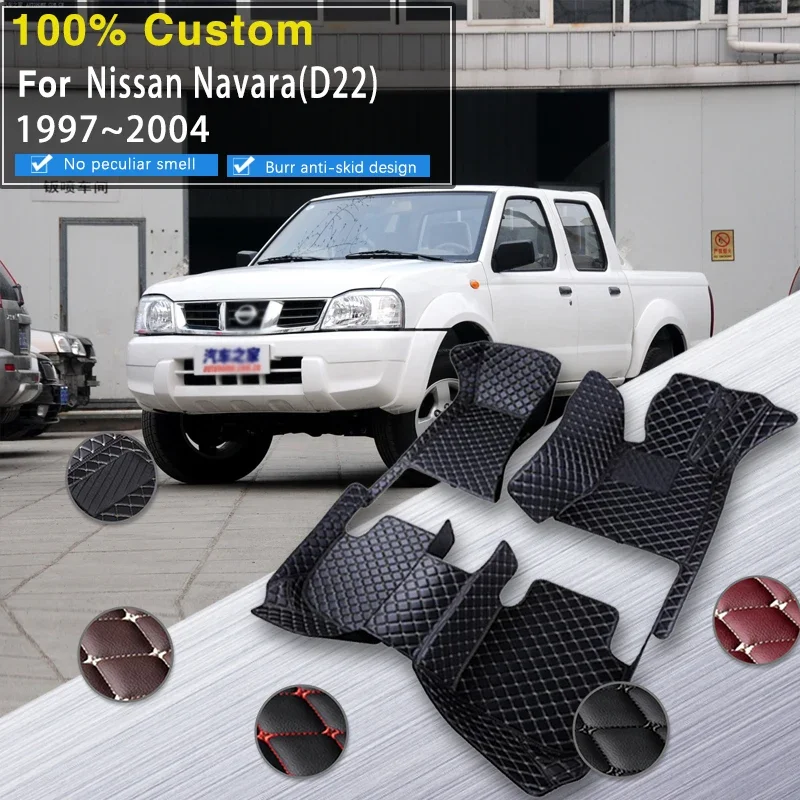 

3D RHD Car Floor Mats For Nissan Navara D22 NP300 1997~2004 Anti-dirty Pad Tapete Para Piso Interior Rug Car Mats Floor Car Acce