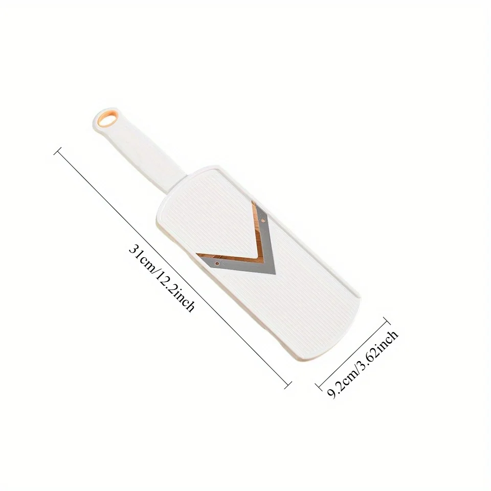 1Pc Manual Cabbage Shredder, ABS Plastic Vegetable Slicer with Stainless Steel Blade, Multipurpose Kitchen Salad Tool