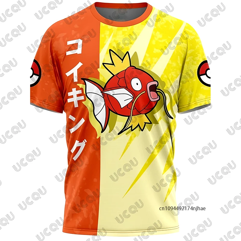 Kinder-T-Shirt, Sommer, neues Pokémon Gengar Cartoon-Print-T-Shirt für Herren und Damen, kurzärmelig, Cosplay-T-Shirts, lässig – Detail 5