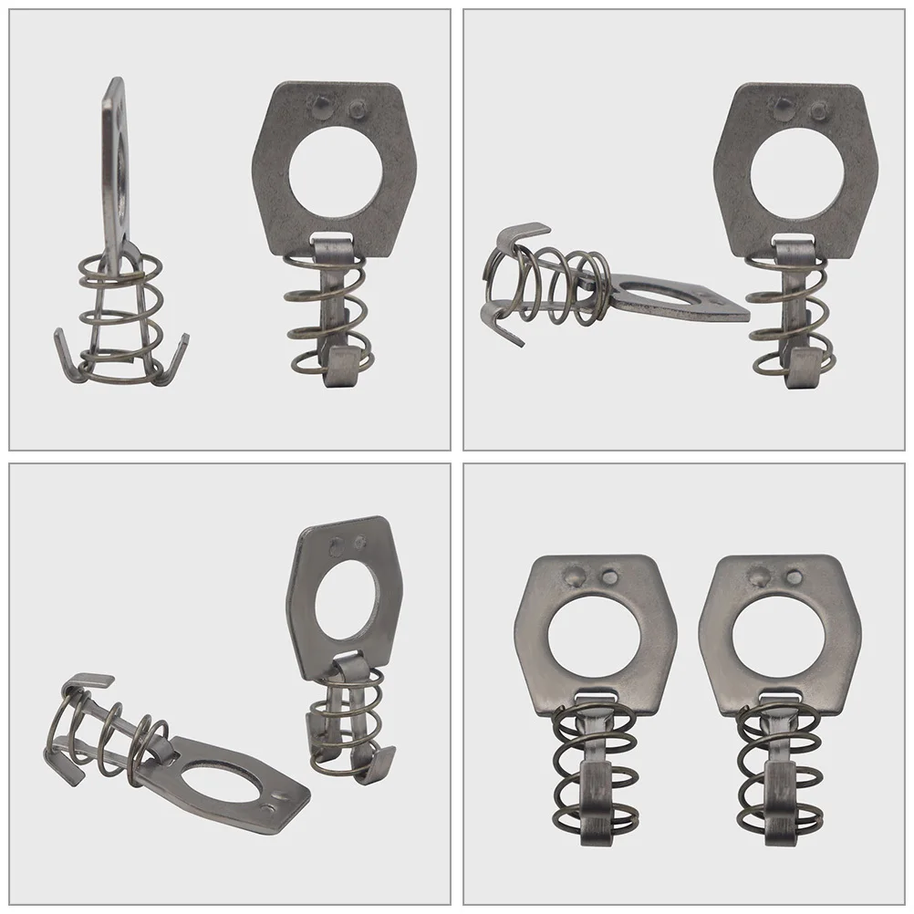 

2 шт., дверной замок с обогревателем для автофургона, пружинная защелка из нержавеющей стали, кулачковая защелка, аксессуары для бака, подходит для различных моделей, универсальное использование