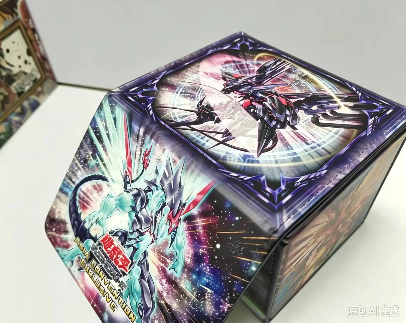 Yugioh Galaxy‑Eyes Photon Dragon Deck Box Prime Photon Dragon Yu-Gi-Oh! TCG OCG PTCG Trading Cards Pu Leather Storage Box 100+