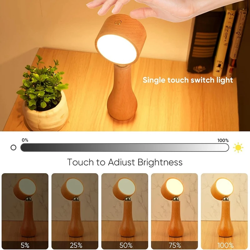 WISH Night Light บรรยากาศโคมไฟข้างเตียงเครื่องประดับเด็ก LED โคมไฟตั้งโต๊ะของขวัญ
