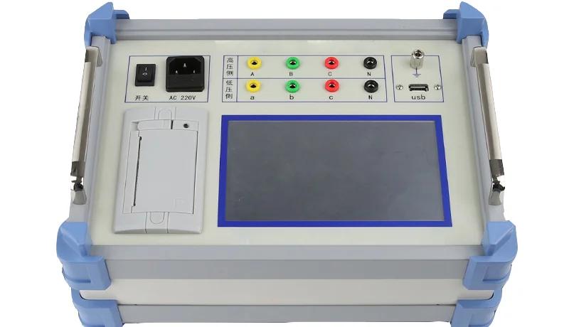 Low voltage current three phase ttr transformer ratio tester meter