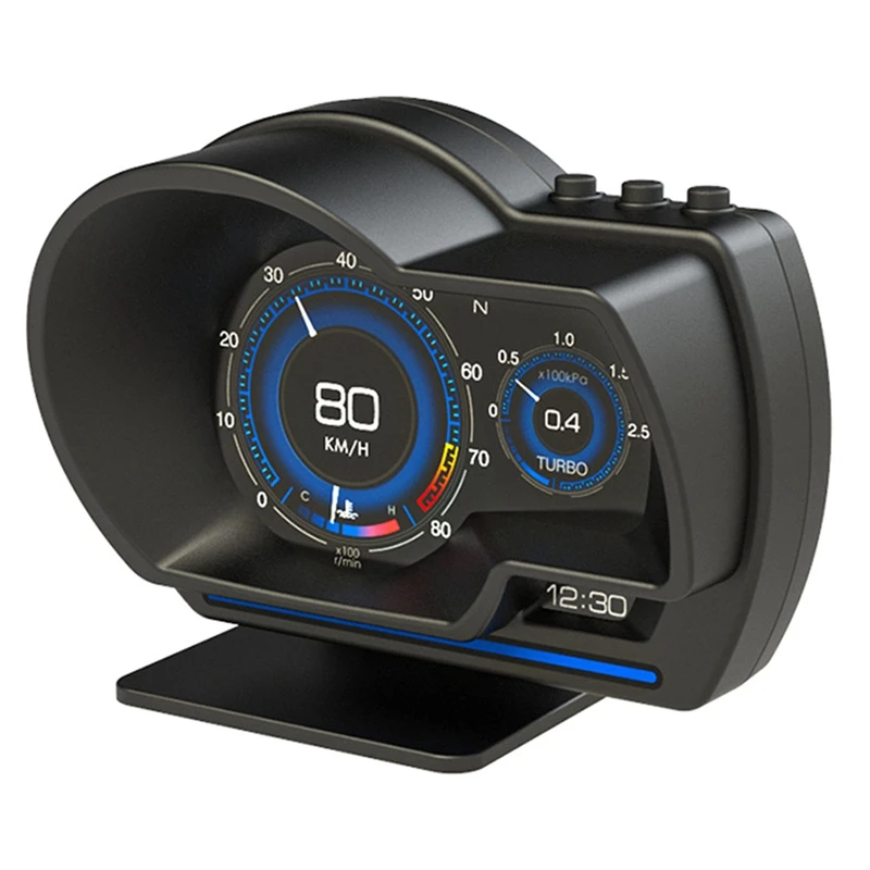 

Car Hud Head Up Display Obd2 + Gps Dual Hd System Speedometer Digital Projection