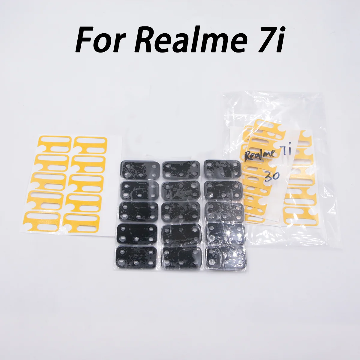 20 pcs Glass Camera Lens Protector Tempered Glass  Lens Cover with Sticker for Real 7i
