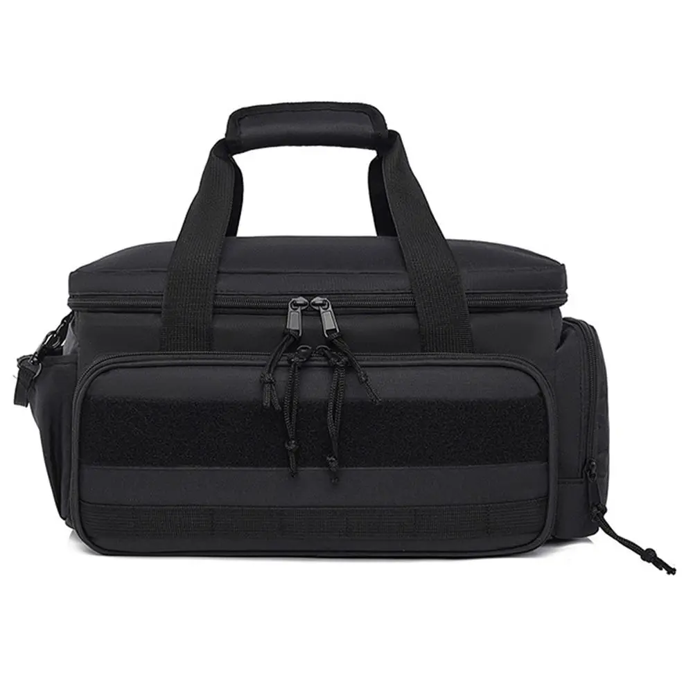 Multipocket Electrician Tool Tote Bag Wear-Resistant Wide Mouth Tool Storage Bag with Handle Thick Tools Collection Bag