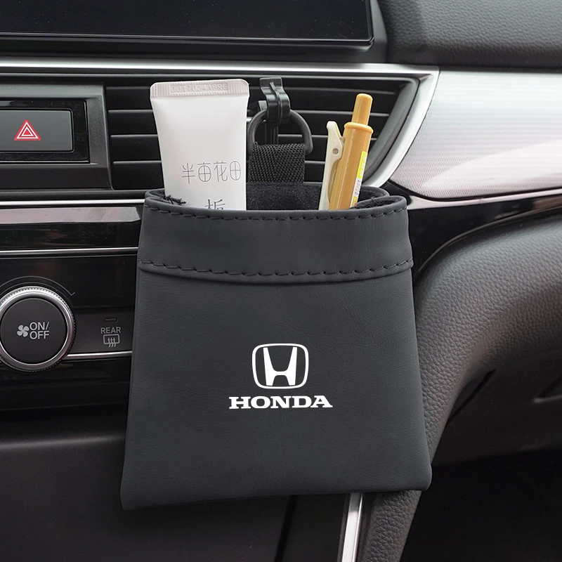 Органайзер для салона автомобиля из искусственной кожи, очки, сумка для хранения ключей и карт для телефона Honda Civic Fit Jazz Accord Pilot CRV Odyssey Passport Cit
