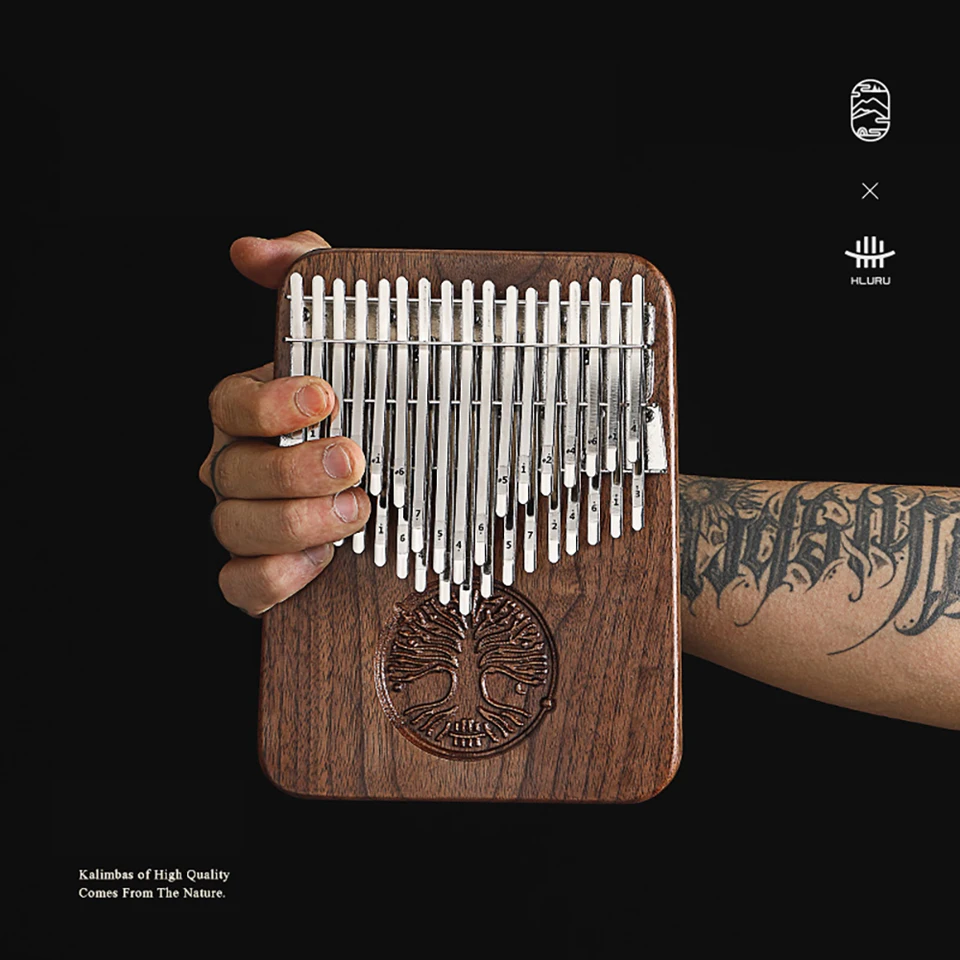 24/34/38 Keys Walnut Kalimba Thumb Piano