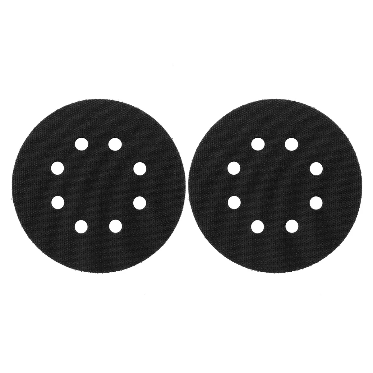 2PCS 5 Inch(125Mm) 8-Hole Soft Sponge Interface Pad for Sanding Pads and Hook and Loop Sanding Discs for Uneven Surface