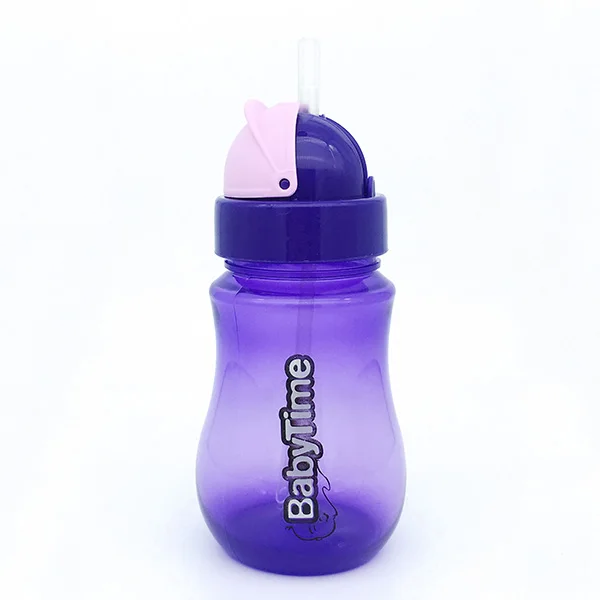 Purple Color Straw Cup