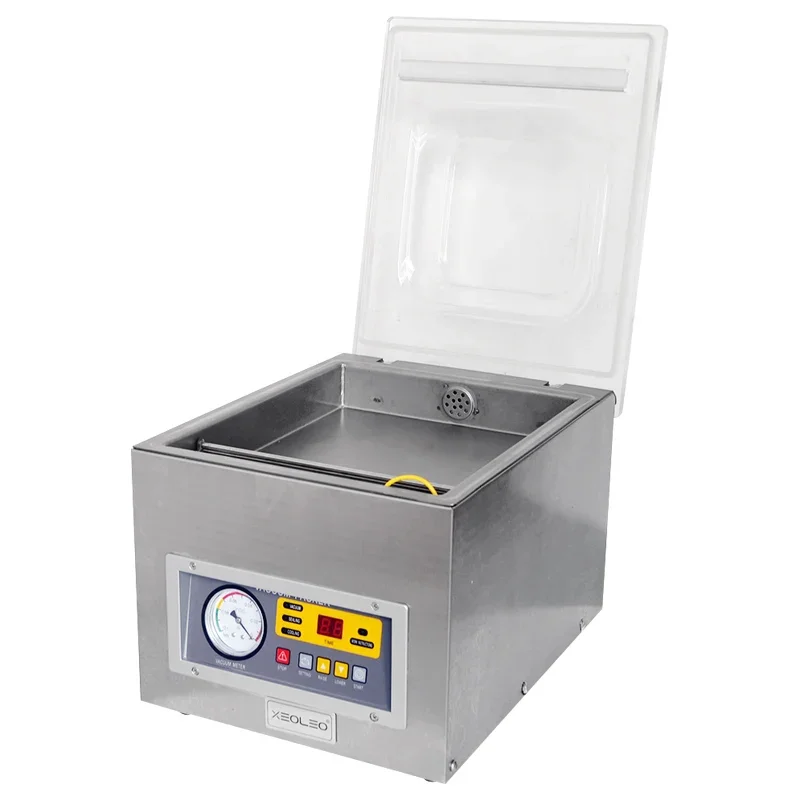 

Commercial Vacuum bags Sealer Desktop Vacuum sealing machine Vacuum machine 26cm Packing Machine for fruit/Vegetable 220V