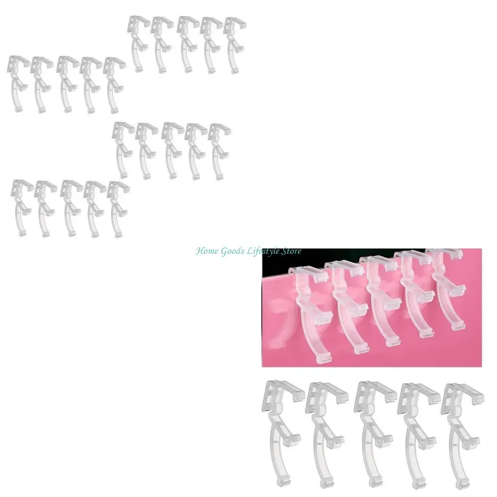 E74E 20Pcs Clear Bl…