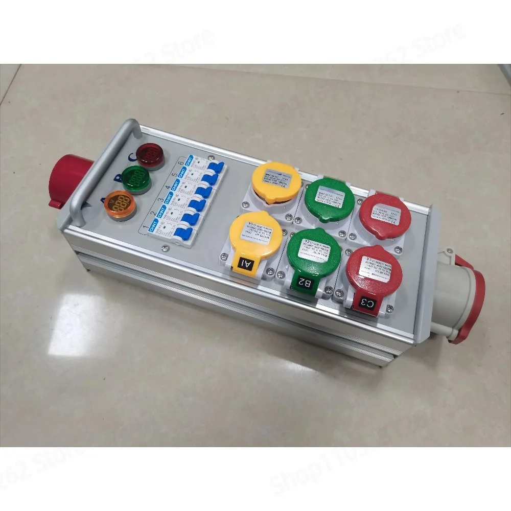 6 Way 16A Power Box LED Screen Stage Lighting Controller Wedding Event