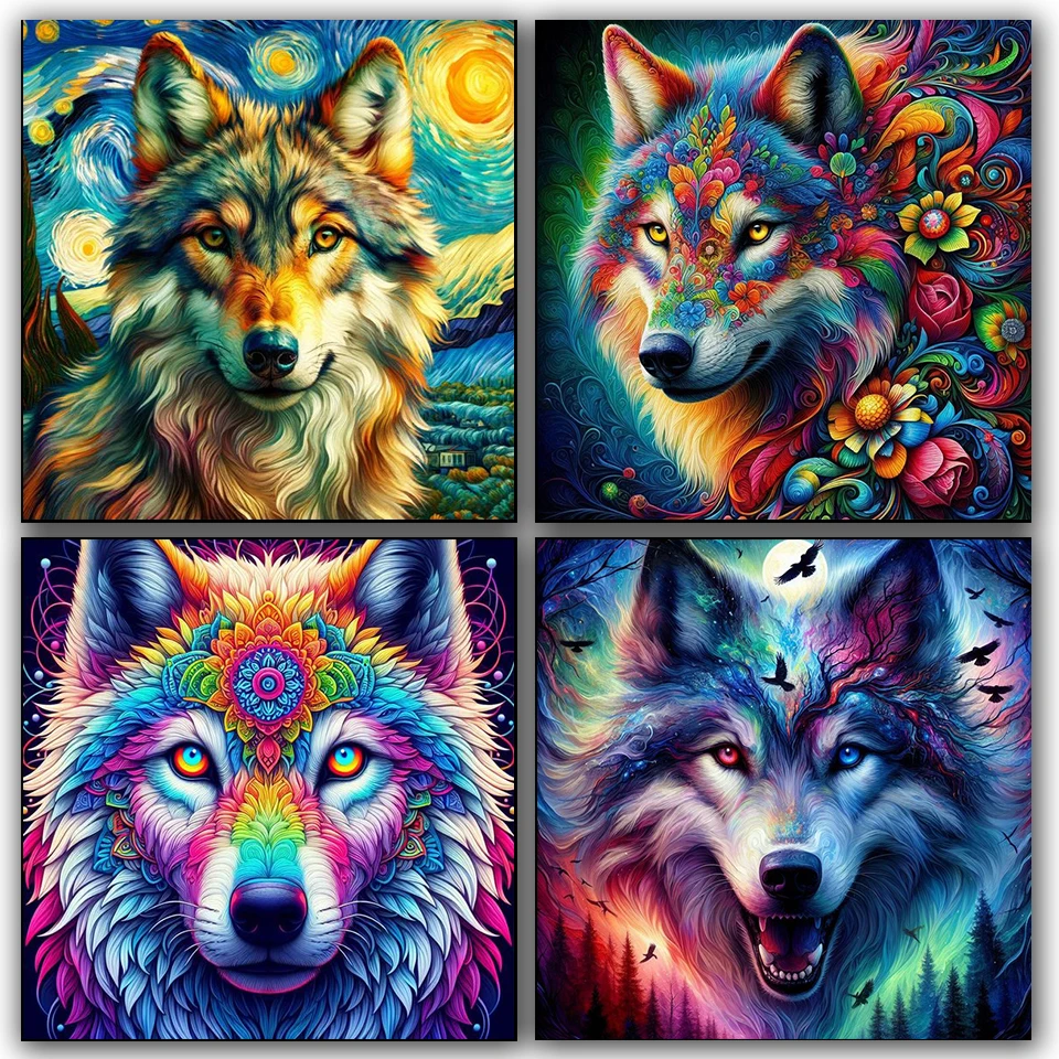 

Искусство для алмазной вышивки крестиком с животными