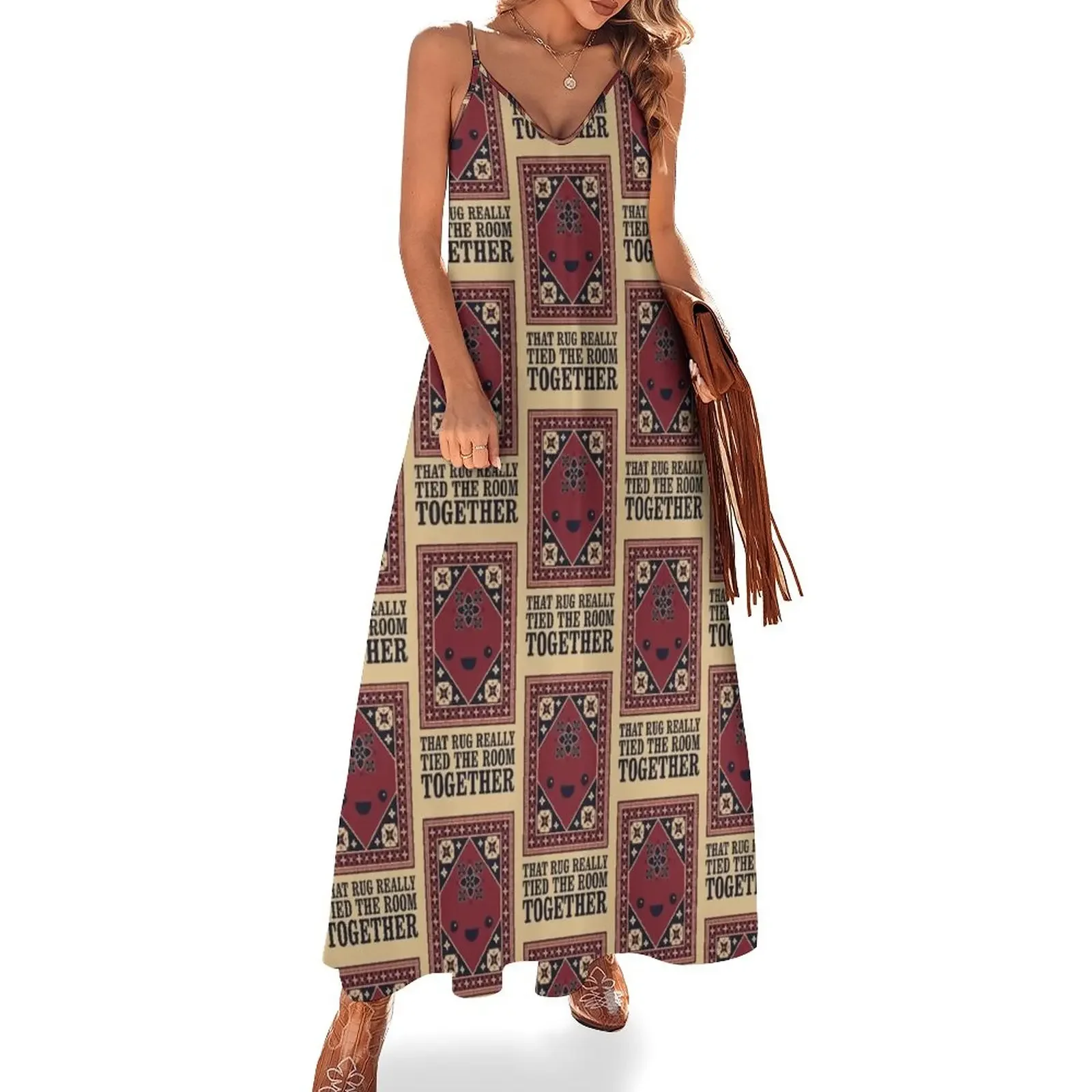 

The Big Lebowski - Rug - That Rug Really Tied The Room Together Sleeveless Dress beach dresses