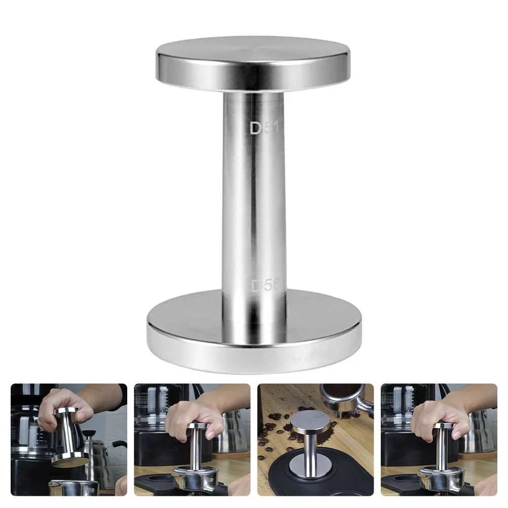 

High-Quality Double-Head Coffee Tamping Tool Comfortable Grip Suitable for Families Cafes Restaurants Bars Metal Coffee Tamper