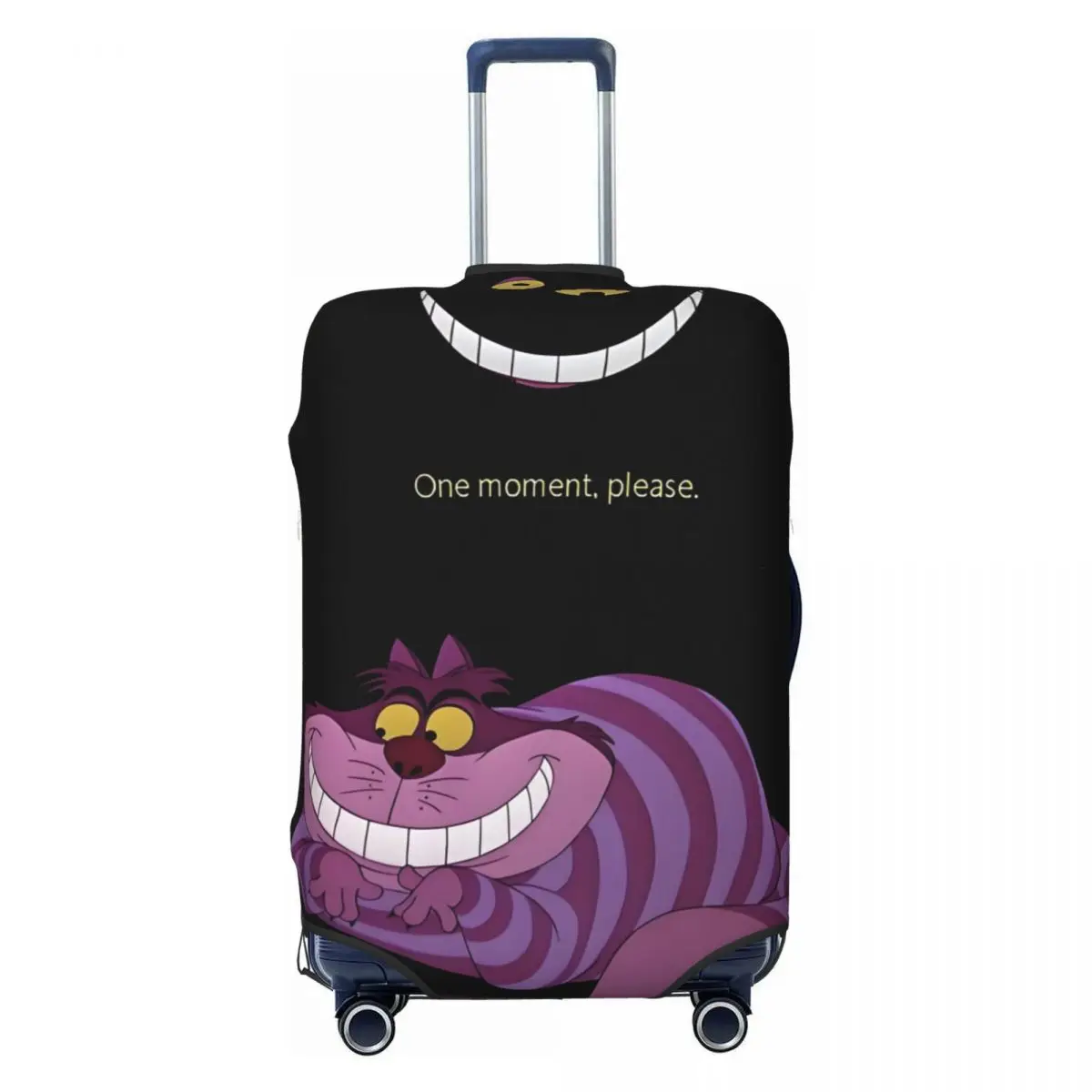 

Custom Cheshire Cat Luggage Cover Fashion Alice In Wonderland Cartoon Suitcase Protector Covers Suit For 18-32 inch