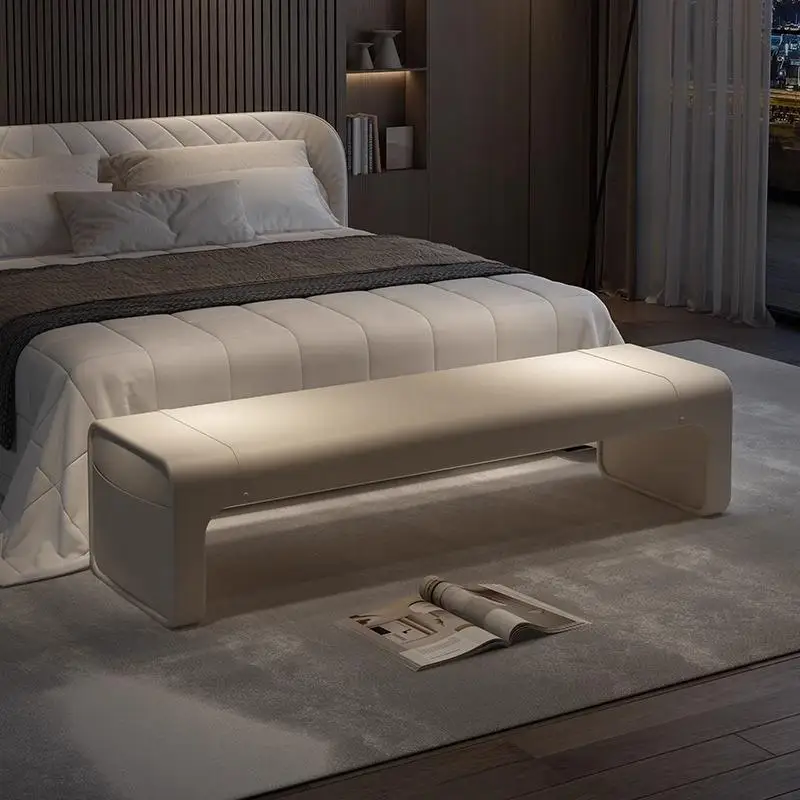 

Italian minimalist bedside stool room clothes stool living room wall bench small apartment shoe changing stool sofa bench