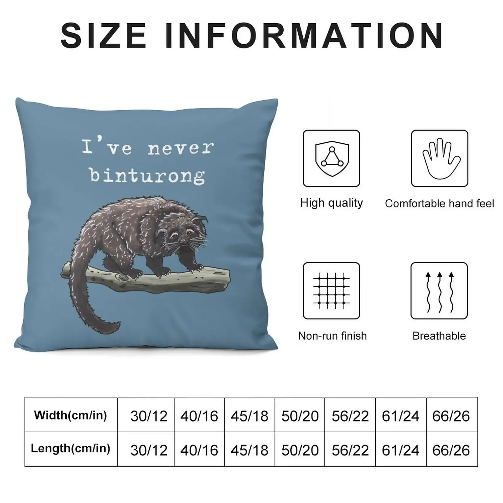 Binturong - Animal series Throw Pillow Decorative Cushions Pillowcase Cushion Cusions Cover pillow