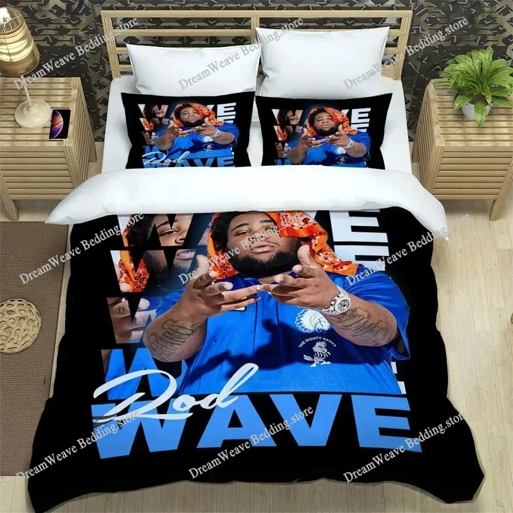 3D Print Popular Music Rod Wave Bedding Set Boys Girls Twin Queen King Size Duvet Cover Pillowcase Bed boys Adult Home Textile59