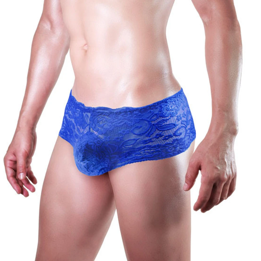 ملابس داخلية للرجال من الدانتيل الزهري ، سراويل داخلية مثيرة ، سراويل سيسي ، سراويل بيكيني بحقيبة منتفخة ، ملابس داخلية للمثليين ، سراويل داخلية جي سترينغ ، ملاكم صغير