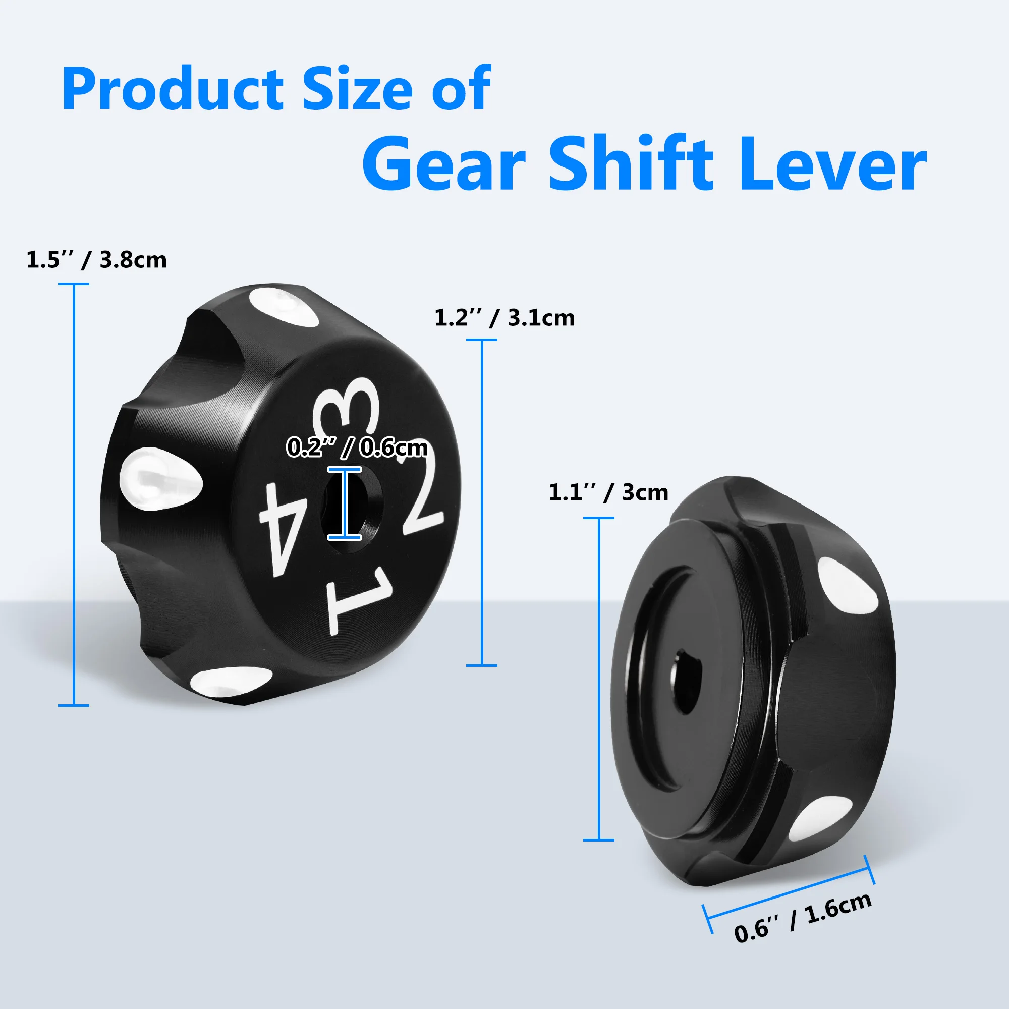 Rear Shock Suspension Adjuster Decor Cover Cap for Can-Am Ryker 600/900/Rally Edition – CNC Aluminum Alloy, Rustproof