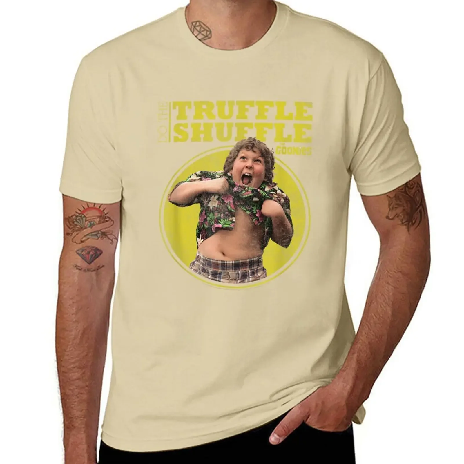 graphic t shirt quick drying shirt black t shirts for men  New The Goonies Chunk Truffle Shuffle T-Shirt  harajuku