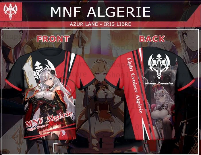 لعبة جديدة Azur Lane جميع الأدوار تي شيرت ثلاثية الأبعاد IJN Kaga طباعة للجنسين أنيمي تيز الصيف الرجال النساء Harajuku قصيرة الأكمام Y2k القمم