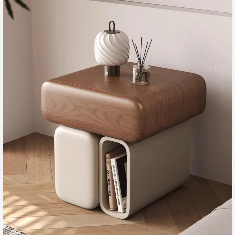 

Italian minimalist locker retro bedroom storage cabinet simple small bedside cabinetTJ