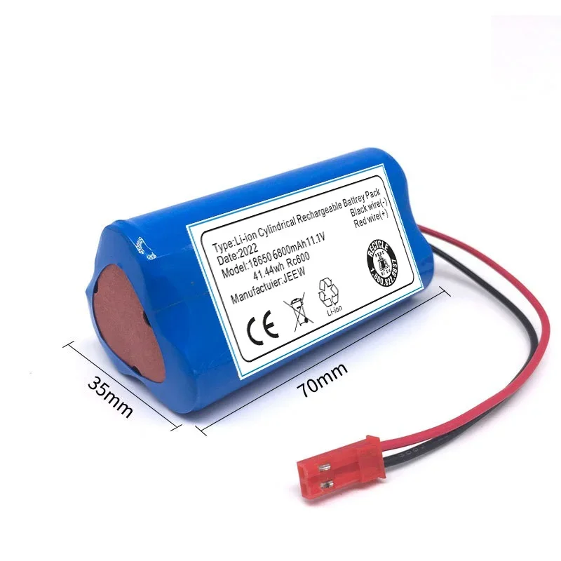 Replacement Battery Pack for Ecovacs Ilife V1 V3 X3 V3 V5 X5 V5S CW310 CEN250 Robotic Vacuum Cleaner - 11.1V 3500mAh