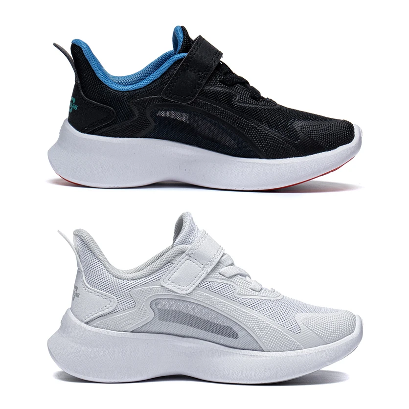 Li-ning-zapatos de estilo de vida informal para niños, zapatillas deportivas transpirables con forro, cojín, YKNT058