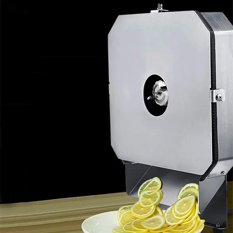 K5138AL Electric Vegetable Cutter Commercial Potato/Lemon Slices 0-10MM Thickness Adjustable