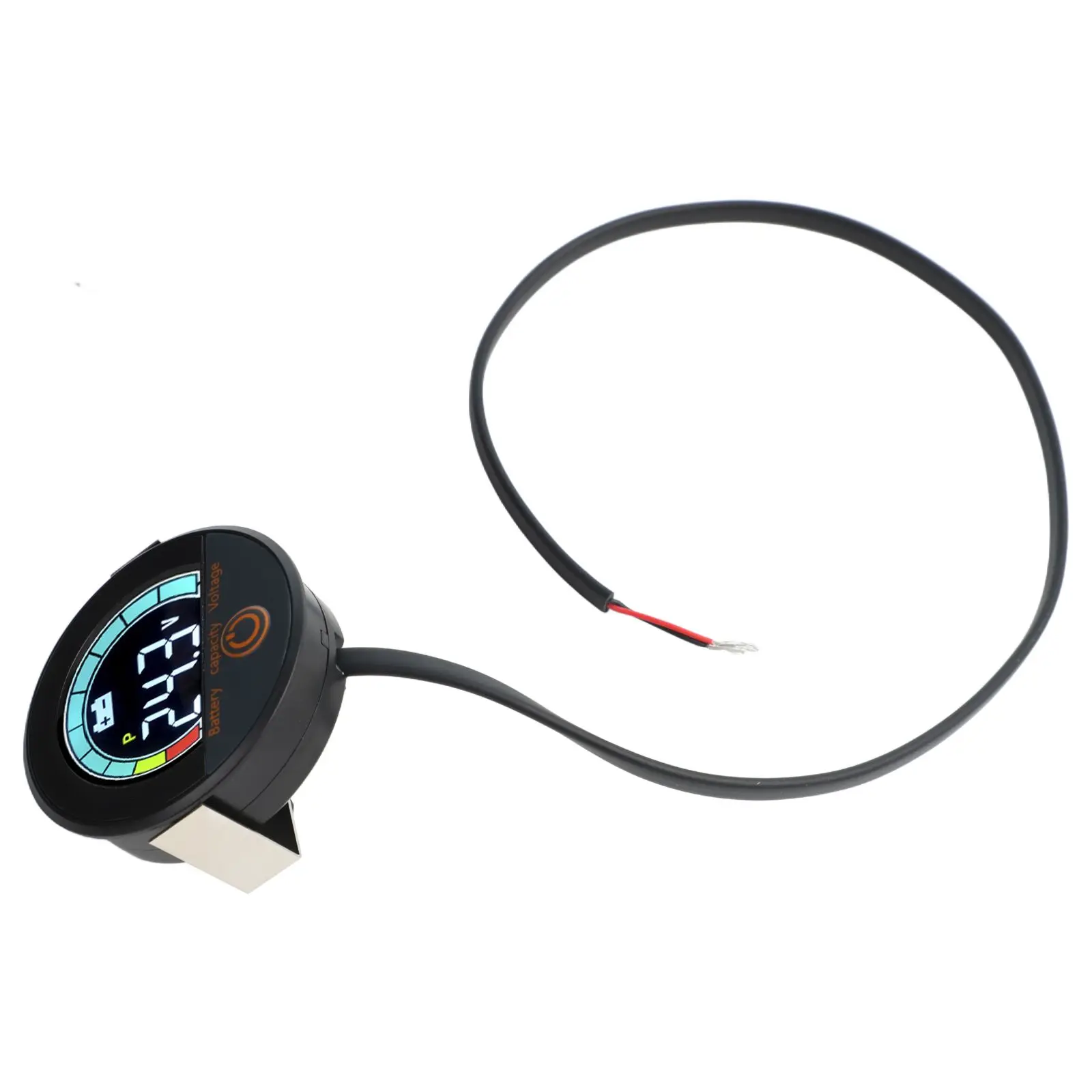

High Visibility LCD Battery Meter with Alarm for Low Voltage Suitable for Multiple Battery Types Including Lithium