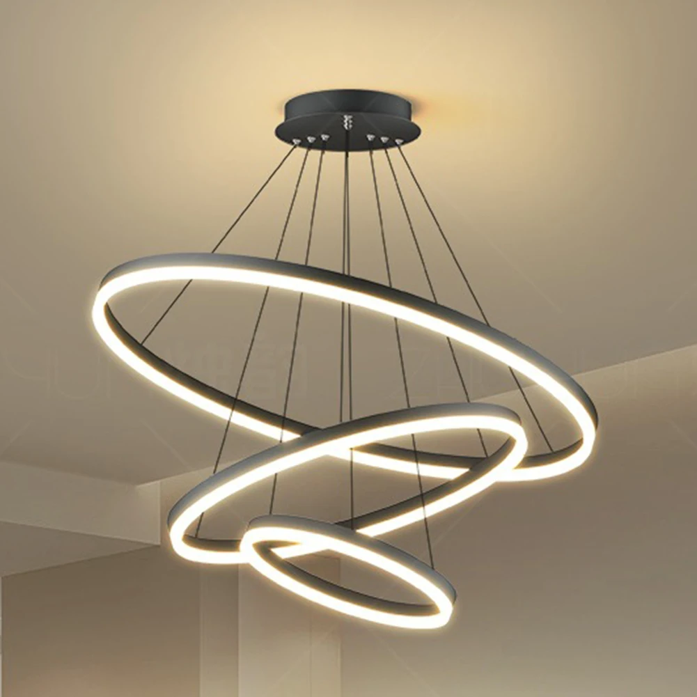 Lustre de plafond Simple et moderne, éclairage d\'intérieur réglable, haute luminosité pour salon, salle à manger, chambre à coucher, ornement