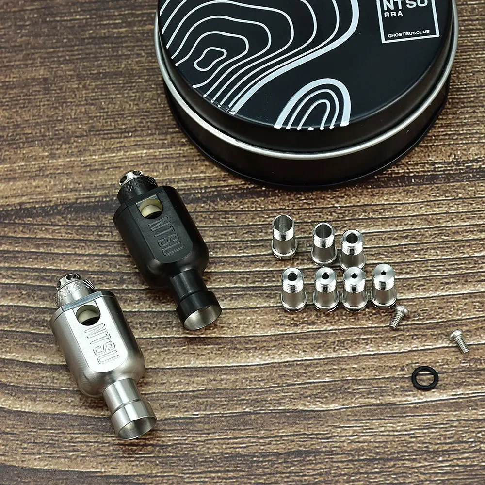 

Wolfcoolvape NTSU Style 316SS RBA Bridge для Billet Box BB Boro Tank Vape Распылитель со штифтами воздушного потока 1,0-4,0 мм MTL DL