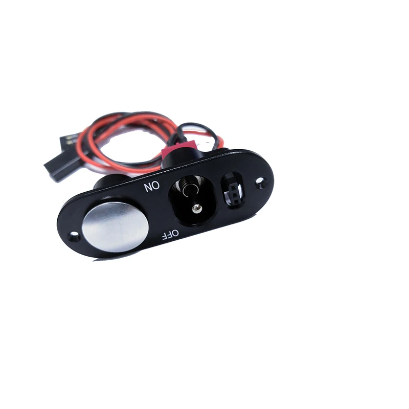 RC Switch Miracle Heavy Duty Power Kleiner Schalter mit Kraftstoffpunkt für Servo RC Modell Schwarz