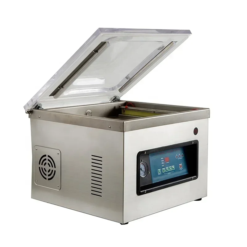 

Zhejiang Hongzhan Hot Sale DZ400 Plastic Bag Rice Brick Vacuum Packing Machine