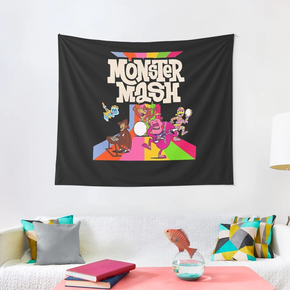 Monsters Funny Mashs Cereals Tapestry Home Decor Aesthetic House Decorations Tapestry